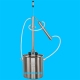 Дистиллятор фланцевый на 37 литров с вертикальной царгой дефлегматором кожухотрубным, на клампе 1,5 -2шт
